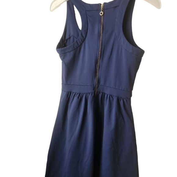 Navy Cynthia Rowley Racerback Dress - Picture 3 of 7